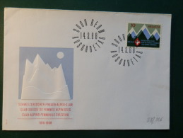 38/225   FDC  SUISSE - Climbing