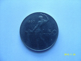 50 LIRE VULCANO 1°TIPO 1960  BB++  (Poco Comune) - 50 Lire