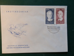 38/259    FDC  DDR  M.  CURIE - Erforscher