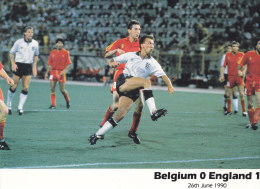 Cartolina Italia 1990 - Belgio-Inghilterra 0-1 - 1990 – Italien