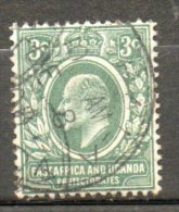 AFRIQUE ORIANTALE BRITANIQUE  Georges V 3c Vert  1912-21 N°134 - New Republic (1886-1887)