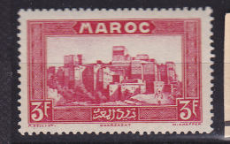 MAROC N° 146 3F ROSE CARMIN KASBAH DE ST MADANI GLAOUI NEUF AVEC CHARNIERE - Nuevos