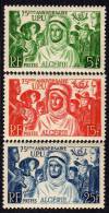 ALGERIE N° 276/78 X 75ème Anniversaire De L'UPU Les 3 Valeurs  Trace De Charnière Sinon TB - Unused Stamps