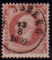 NORVEGE - N°5 OBLITERATION CENTRALE - COTE 50€ - Used Stamps