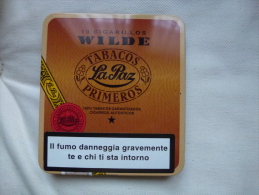 Boite à Cigares En Métal, "LAPAZ" - Estuches Para Cigarrillos (vacios)