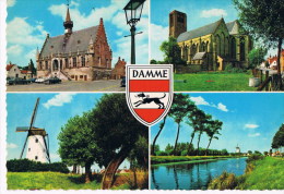 Damme   4  Zichten   Molen - Damme