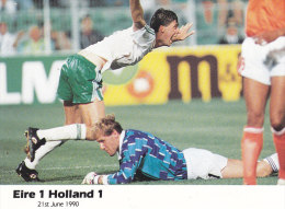 Cartolina Italia 1990  -  Eire-Olanda 1-1 - 1990 – Italien