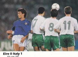 Cartolina Italia 1990  -  Eire-Italia 0-1 - 1990 – Italien