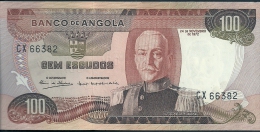 Angola 100 Escudos Marechal Carmona 1972  CX 66382 UNCIRCULATED - Angola