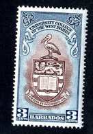 837) Barbados 1951 Sc.#228  Mint* Vlh  ( Cat.$.60 ) Offers Welcome! - Barbados (...-1966)