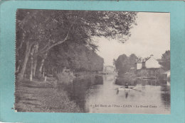 14 - LES BORDS DE L´ORNE  -  CAEN  -  LE  GRAND  COURS -  BELLE CARTE ANIMEE - - Herouville Saint Clair