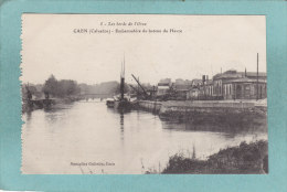 14 - LES BORDS DE L´ORNE  -   CAEN  -  EMBARCADERE  DU  BATEAU  DU  HAVRE  -  BELLE CARTE  - - Herouville Saint Clair