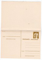 Entier Postal " Postkarte Mit Antwortkarte " 15 Pf - DDR Berlin Deutsche Bundespost - Postkaarten - Ongebruikt