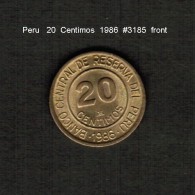 PERU    20  CENTIMOS  1986  (KM # 294) - Pérou