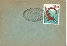 POLAND 1965 - FDC INTL WRITING WEEK - POZNAN W 1 ST OF 60 GR (MESOSAURUS)  POSTM  OCT 9, 1965 REPOL109 - FDC