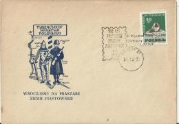 POLAND 1960 - FDC YOUR POLISH MILLENIUM ENVELOPE - 100 YEARS WYSTEWA PHILATELY - W 1 ST OF 40 GR  POSTM  JAN 31, 1960 RE - FDC