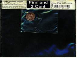 Finnland 2003 Unzirkulierte & Bankfrische Münze - 2 Cent Kursmünze - Finlandia