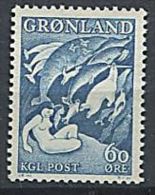 GROENLAND 1957 - Mere De La Mer - Neuf * AVEC Legere Trace Charniere (Yvert 30) - Nuevos