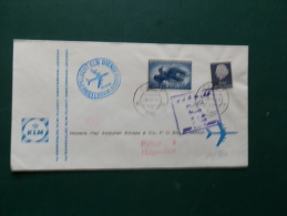 38/307     1°  VLUCHT  KLM 1960  JEDDAH - Poste Aérienne