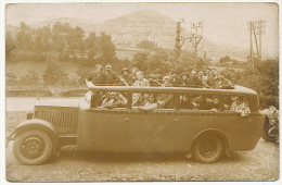 Autobus Decapotable  Garage Gabach Lourdes Excursion 21 Aout 1933 - Busse & Reisebusse
