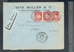 Enveloppe Alger Algérie Càd Rue De Strasbourg 12/09/1932 - Storia Postale