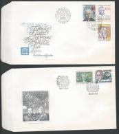Czechoslovakia Catched FDC Special Cover Egyptologi Composor Writer Famous People Unesco - FDC