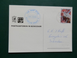 38/346   POSTKAART  SCHIEDAM - Covers & Documents