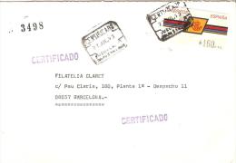 CARTA 1993  PALMA DE MALLORCA-   ETIQUETA - Storia Postale