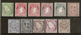 IRELAND 1922 - 34 VALUES TO 10d  MOUNTED MINT Cat £63+ - Neufs