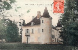 38 Les Abrets Le Chateau Deu Colombier Colorisée - Les Abrets