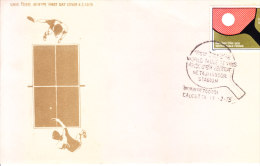 India First Day Cover 13.02.1975 - 33rd World Table Tennis Championship, Netaji Indoor Stadium, Birth Place Cancellation - Covers & Documents