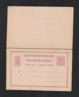 Luxemburg GSK Mit Antwort 6 C. Ungebraucht - Postwaardestukken