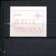 240294211 ZUID AFRIKA   POSTFRIS MINT NEVER HINGED POSTFRISCH EINWANDFREI ATM MICHEL 3 ATM P011 - Frama Labels