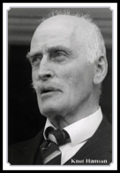 NOBEL PRIZE Knut Hamsun Stamped Card 0951-4 - Premi Nobel