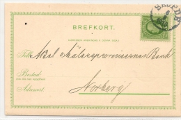 SWEDEN - 1910 BREFKORT From SKÖFDE To NORBERG - From The SYDSVENSKA KREDIT AKTIEBOLAGET - Cartas & Documentos