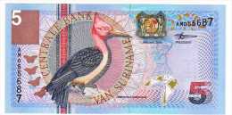 * SURINAME    5 Gulden 2000  P. 55 UNC Billete Banknote - Surinam