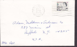 Canada Deluxe GRAVENHURST Ontario 1970 Cover Lettre QEII. 4-Sided Perf. Stamp W. Margin - Covers & Documents