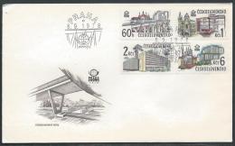 Czechoslovakia Catched FDC Special Cover Stampexhibition Pragh - FDC