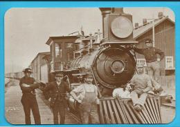 C.P.M. Train Ancien - Rails West - Mill City Im 1883 - - Otros & Sin Clasificación