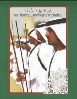 UAE 2013 - EMIRATES Post Official Postcard - Our Identity, Heritage And Originality - Design # 3 As Scan - Ver. Arab. Emirate