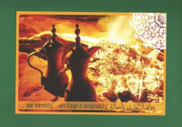 UAE 2013 - EMIRATES Post Official Postcard - Our Identity, Heritage And Originality - Design # 4 As Scan - Ver. Arab. Emirate