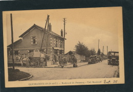 GOUSSAINVILLE - Boulevard De Fontenay - Café Bondareff (belle Animation Avec Automobiles) - Goussainville