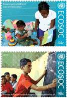 ONU New-York 2011 - ECOSOC - 2 Valeurs ** MNH - Nuevos