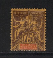 GUADELOUPE N° 38 * - Unused Stamps