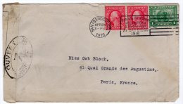 LETTRE Censurée - FLAMME  "Panama California  International  Exposition At San Diego 1916 " - Briefe U. Dokumente