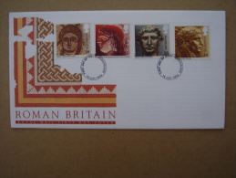 GREAT BRITAIN 1993 ROMAN BRITAIN  FDC With FULL SET Of 4 Values To 39p Issued At Sunderland. - 1991-2000 Decimal Issues