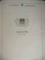 Coll. Mayotte 1997/2000 Su Fogli Leuchtturm (m74) - Sammlungen (im Alben)