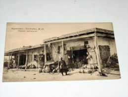 Carte Postale Ancienne : TURKMENISTAN , TOURKESTAN , Marchand De Poteries, RARE - Turkmenistán