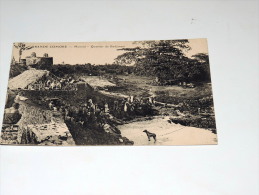 Carte Postale Ancienne : GRANDE COMORE : MORONI , Quartier De Badjanani , Animé - Comoren