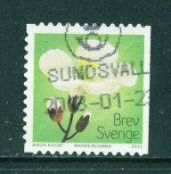 SWEDEN - 2012  Flowers  'Brev'  Used As Scan - Usados